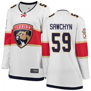Women's Fanatics Branded Florida Panthers Gracyn Sawchyn White Away Jersey - Breakaway