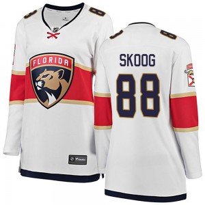 Women's Fanatics Branded Florida Panthers Wilmer Skoog White Away Jersey - Breakaway