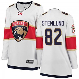 Women's Fanatics Branded Florida Panthers Kevin Stenlund White Away Jersey - Breakaway