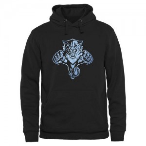 Men's Florida Panthers Black Rinkside Pond Hockey Pullover Hoodie - -